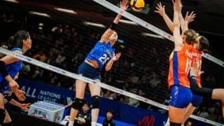 【女子バレー】古賀紗理那の“魂”を受け継ぐエース候補が躍動！　新体制初戦で佐藤淑乃が見せた大きな可能性