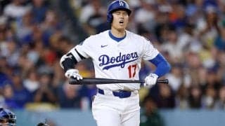 大谷翔平、“疑惑の判定”に首を傾げる…元同僚右腕から初ヒット含む4打数2安打　ド軍はアロンソに2発5打点許し負け越し決定