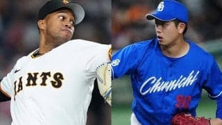 中日・松山と巨人・マルティネスが大激戦…わずか441票差　球宴ファン投票中間発表