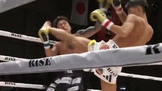 「軌道が見えてない」衝撃の左ハイ、3ダウンで１ラウンド衝撃KO 信じられない展開に対戦相手も思わず苦笑