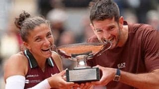  四大大会混合複で2度目Ｖ 