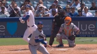 極狭ゾーンぶち抜いた！大谷翔平、102マイル打球で変則左腕撃ち「これがヒットになるのが他との違い」一二塁間“こじ開けた”瞬間に称賛の声