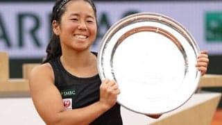  上地結衣 全仏OP単複制覇「嬉しい」 