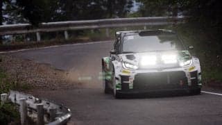 全日本ラリーモントレー：初日、ヘイキ・コバライネンと新井大輝が0.8秒差の首位争い