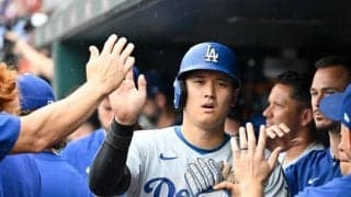 大谷翔平、24打席ぶり長打が左中間二塁打　8回にはアクシデント…今季初死球に顔をゆがめる　カ軍相手に3連敗は阻止