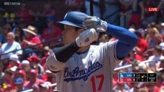 大谷翔平、17試合ぶりのツーベースヒット　カーショーが好投で今季初勝利、ド軍の連敗を2で止める