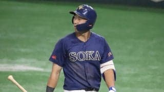 今秋ドラフト1位候補・創価大の立石が初戦で散る…2三振で悔しさあらわ｢良い意味で調子に乗らないといけない｣【大学選手権】