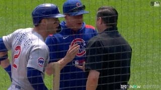 カブス監督も「ゲットアウト！」 球審へ「最悪の日だね」判定に抗議のホーナーと“ダブル退場”の異例事態…疑問残る判定に敵地騒然