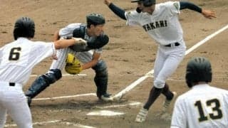 山陰高校野球大会の決勝、矢上が3回猛攻で初優勝　鳥取城北を下す