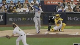 何故、そこに投げた？ 大谷翔平、爆速弾丸ヒットで“異変”「この球は甘すぎる」 相手投手が見せたリアクションが話題に「ホームランにならなかっただけ」