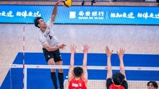 男子日本代表　ティリ新監督の初陣で開催国の中国にストレート勝ち