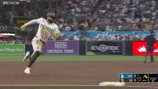 もうワケわからん！とんでもないスピード… 天才タティスJr.の“足”でまさかの展開「速すぎる」ド軍ドン引き… 神ランニングからの“爆速生還”