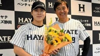 育成光るくふうハヤテ　ドラフト漏れから3年、張選手が韓国SSGへ