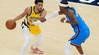 ホームに戻ったペイサーズがファイナル2勝目…ベンチメンバー躍動、サンダーとの接戦を制す