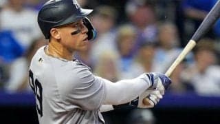 年61HRペースで、打率4割超えも目前…どうにも止まらないジャッジ、驚異の3戦連続弾で“異次元の打撃記録”もクリア