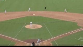 大谷翔平、軽く振って“まさかの展開”「いきなりエグい」 170キロ“弾丸ライナー”→内野陣の頭上を“爆速通過”「必ず1本は打つｗ」