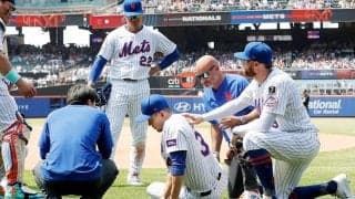 千賀滉大、好投も右脚負傷で緊急降板　ベースカバーでアクシデント…倒れこみ場内悲鳴