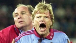 オリバー・カーンに「神」が宿った2001年CL決勝　ゴール前のすさまじい圧力に相手は皆おじけづいた