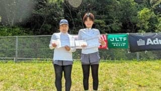 ピンクリボンテニス鳥取県大会に13組、全国大会出場の2組決まる