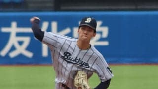 佛教大の153キロ右腕が痛恨の4失点…「視野が狭くなっていた」と反省【大学野球選手権】