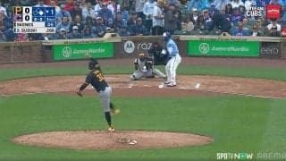 「99マイルが19インチも滑るのか？」鈴木誠也も唖然！ 剛腕スキーンズの160キロ“魔球”にX騒然