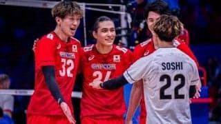 【バレー】男子日本代表、大学生の甲斐優斗、高橋慶帆らが善戦もポーランドに1-3で惜敗。第4セットは37-39の大接戦に　VNL