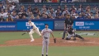 投手が飛んだ…！ 大谷翔平、低弾道アーチで“異変”「そりゃビビる」 被弾“ドン引き”リアクションが話題に「笑うしかない」