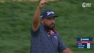 【動画】J.J.スポーン、約20mのバーディパットを決めて全米オープン制覇！　優勝スコアは通算1アンダーに
