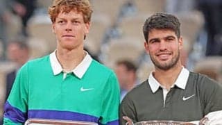  【注目】シナーとアルカラスが芝に登場 