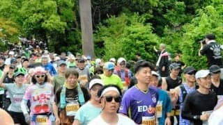 100キロマラソン、420人中287人完走　トップは8時間で走破