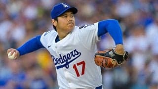 大谷翔平、最速161キロで1回2安打1失点　交代時はLA沈黙…663日ぶり投手復帰戦