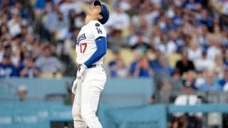 大谷翔平、二刀流翌日は今季ワースト4三振＆死球でメジャー通算1000三振 ド軍は指揮官退場も逆転で4連勝