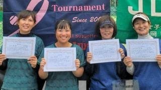 全国大会に出場する2ペア決まる　ピンクリボンテニス静岡県大会