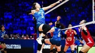 【女子バレー】ブロード攻撃はまさに「打てば決まる」状態　勝負所で輝いた“33歳ベテラン”　代表キャリア10年以上は伊達じゃない