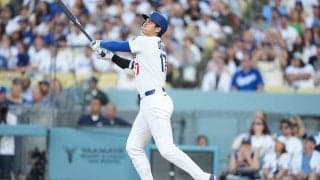 大谷翔平、2打席連続の大飛球に観客“一喜一憂”　歓声→ため息に…米注目「ほぼHRを2本」