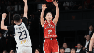 女子日本代表が強化試合で中国と対戦…若手中心で最長226センチの高さに挑むも敗れる