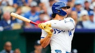 “大谷翔平2世”がMLB初アーチ　ボール球捉え豪快弾…敵地騒然、マイナーで無双の新人