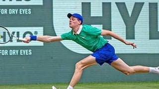 王者シナー まさかの2回戦敗退