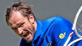  メド4強、技ありショットで観客沸かす 