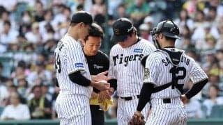 阪神・大竹耕太郎が緊急降板　古巣相手に5回まで無失点投球も…甲子園は騒然