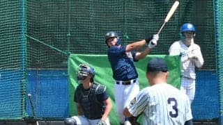 今秋ドラフト1位候補の創価大・立石が柵越え連発！フリーバッティングで別格の打撃を披露！【大学日本代表候補合宿】