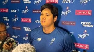あざだらけの大谷翔平「我慢できる痛みの範囲内」　死球の影響は投打になし…一問一答