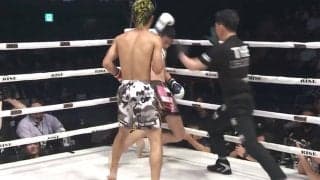 左フック一撃で“ぐにゃり”の衝撃失神KO「終わらせた…！」実況絶叫