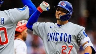 鈴木誠也、2試合ぶり21号　自己最多記録に早くも並ぶ…年間43HRペース、低空弾に敵地騒然