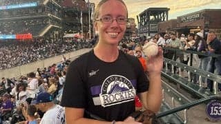 大谷の日米300号を直接捕球した“GG賞”女子大生　「信じられません！」打ち方参考に通算30HR