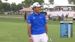 【動画】松山英樹チップインバーディからのイーグルホールアウトでにっこり【ロケットクラシック1日目】