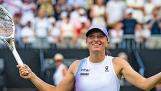  世界8位のシフィオンテク 芝で4強 