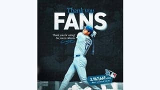 大谷翔平がファンに向けて「ありがとう」　球宴に最多得票で選出…SNSに感謝の投稿