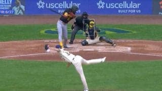 打てるわけねえ！メジャーの新怪物に“打者ドン引き”「ヤバすぎる」「何者なん？w」 164キロ“火の玉ストレート”→完全に“振り遅れて”マン振り三振