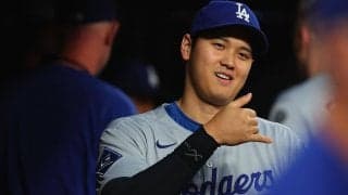 二刀流・大谷翔平、MLB自己最速約164キロをマーク！今季3度目の実戦は豪速球で圧倒　2回を投げ打者7人に1安打1四球
